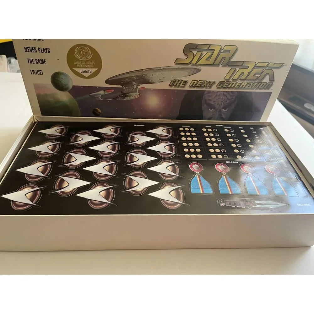 Vintage! Star Trek the Next Generation interactive VCR VHS board game 1993